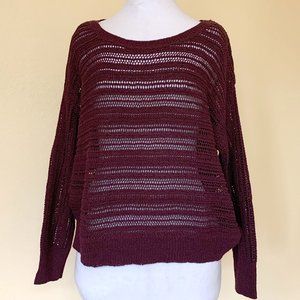 Michael Stars Multi Stitch Sweater in Pinot